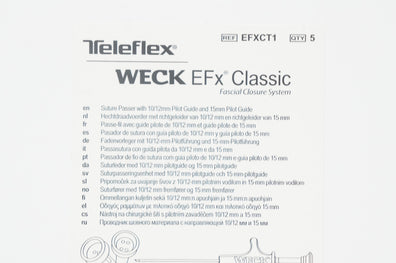 Teleflex EFXCT1 Weck EFx Stre Passer 10/12mm & 15mm Pilot Guide (x) - Box of 5